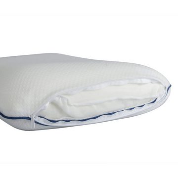 Kopfkissen Memory Foam Kissen mit kühlem Gel-Pad, 40 x 60 cm, Homescapes, Füllung: Memory Foam, Bauchschläfer, Rückenschläfer, Seitenschläfer, Gemischt