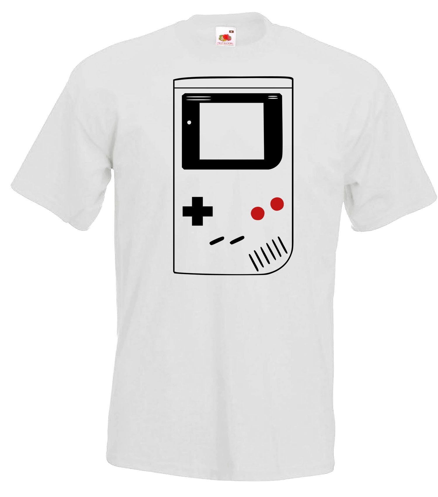 Youth Designz T-Shirt Gameboy Herren T-Shirt mit trendigem Print Weiß