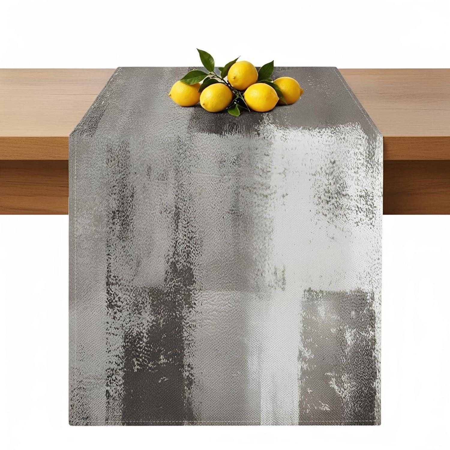 LuxusKollektion Tischläufer Tischläufer Modern Landhausstil Vintage Shabby Kaffee 40x80 (1-tlg)
