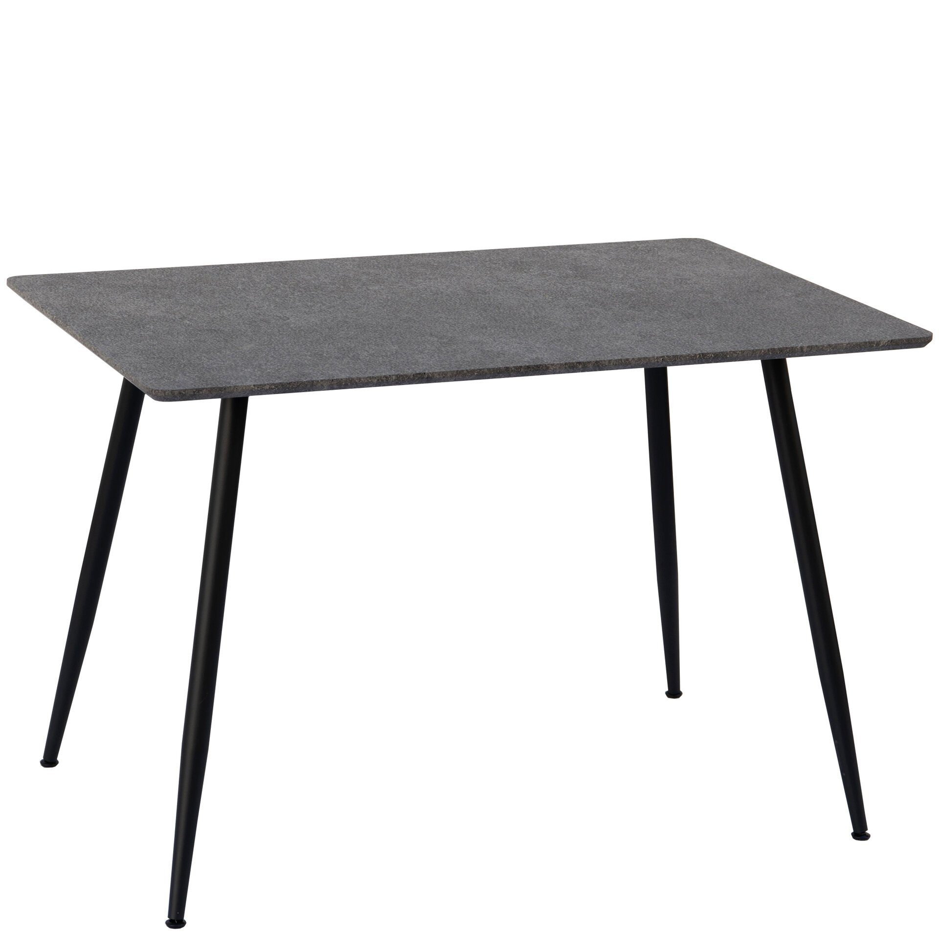 Metallrahmeт Granitoptik-Grau Tisch 115x75 Esszimmertisch MDF Danelia, TRISENS Esstisch Küchentisch Esstisch