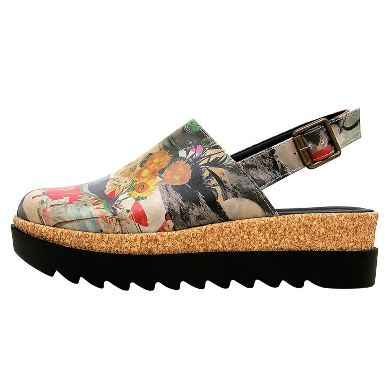 DOGO Akita Lucid Dreaming Damen Sandalen Clog Handgefertigt