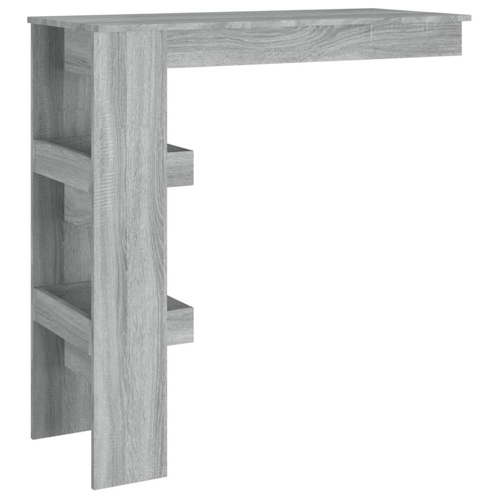 furnicato Esstisch Wand-Bartisch 102x45x103,5 Grau Holzwerkstoff cm (1-St) Sonoma