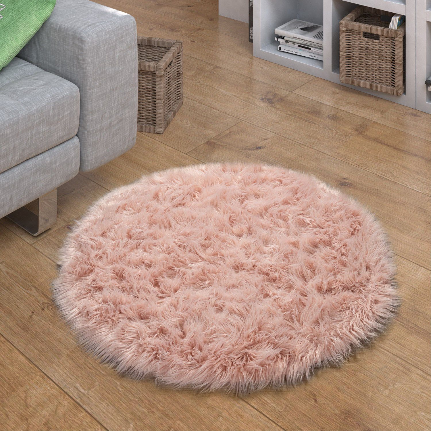 Paco Home Fellteppich Playa 960, rund, günstig online kaufen