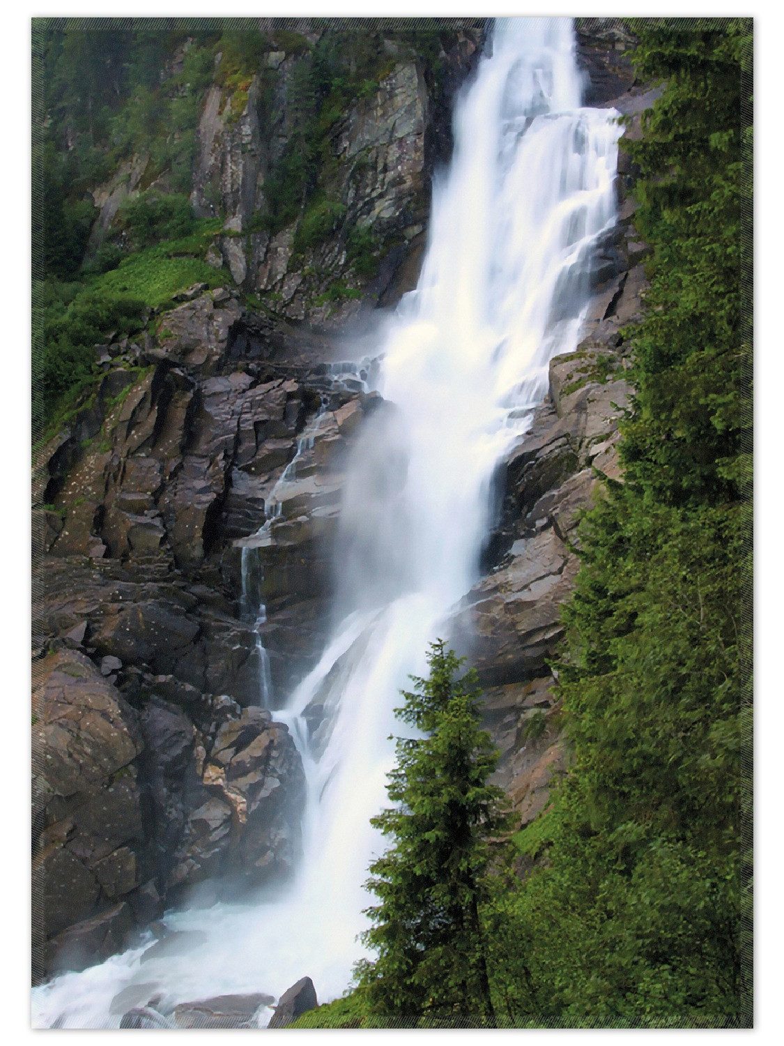 Wallario Teppich Wasserfall, rechteckig, rutschfest