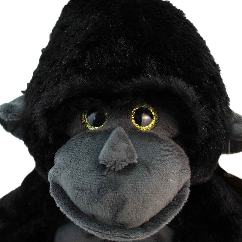 BEMIRO Kuscheltier Gorilla Kuscheltier klein schwarz - ca. 24 cm (1-St)