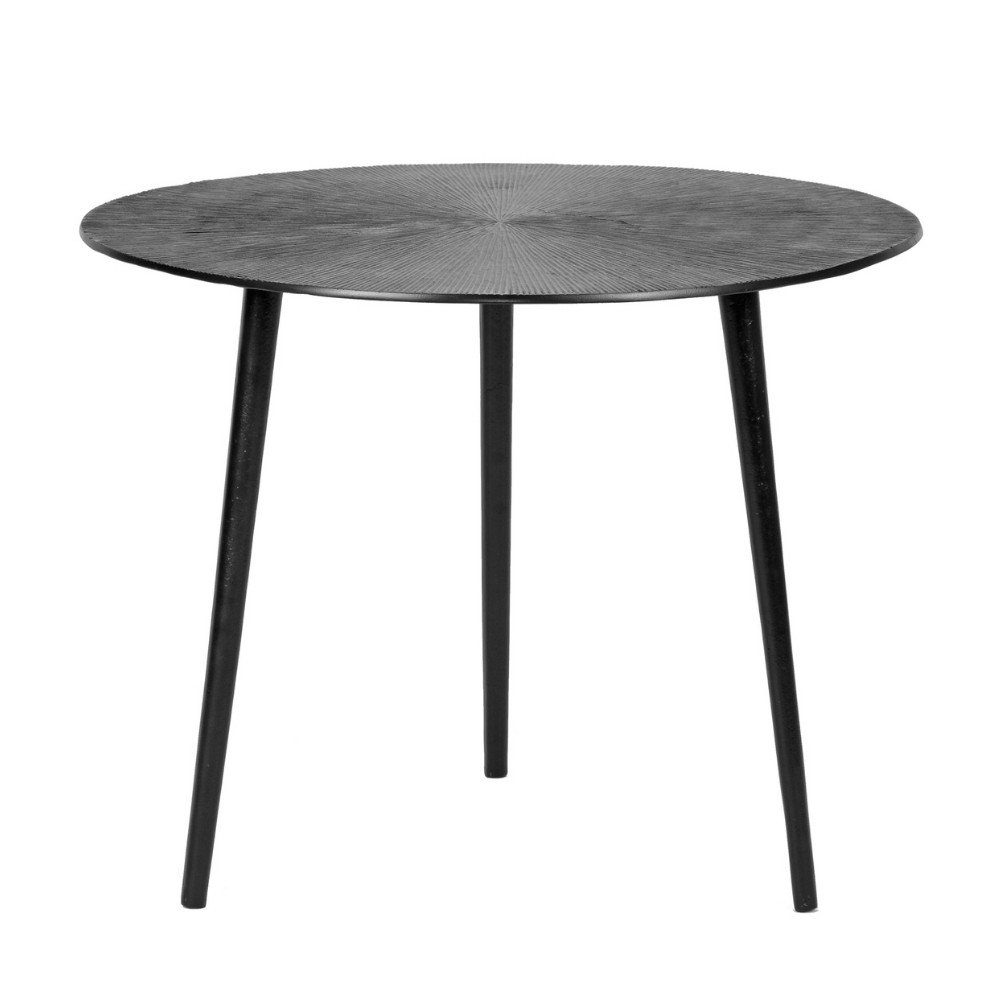 Beistelltisch in Schwarz aus Metall 400x500mm, Couchtisch Vale RINGO-Living Möbel