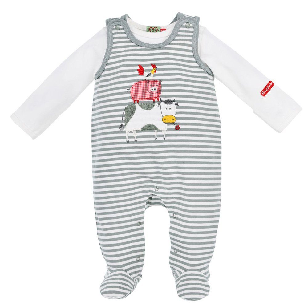 BONDI Strampler BONDI Baby Strampelanzug 'Bauernhof' 2-tlg. 93775 | Strampler