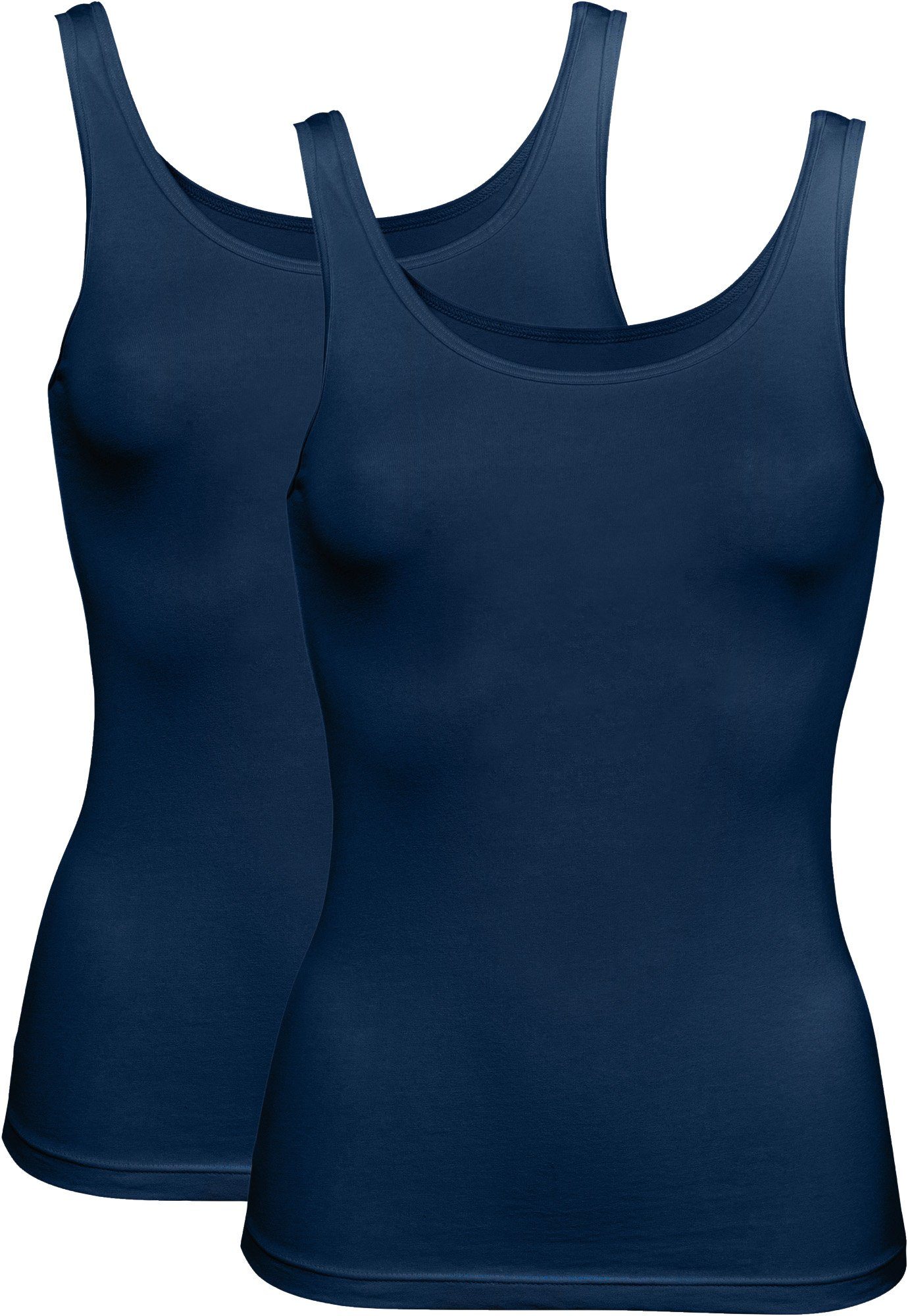 Erwin Müller Unterhemd Damen-Unterhemd 2er-Pack Single-Jersey Uni günstig online kaufen