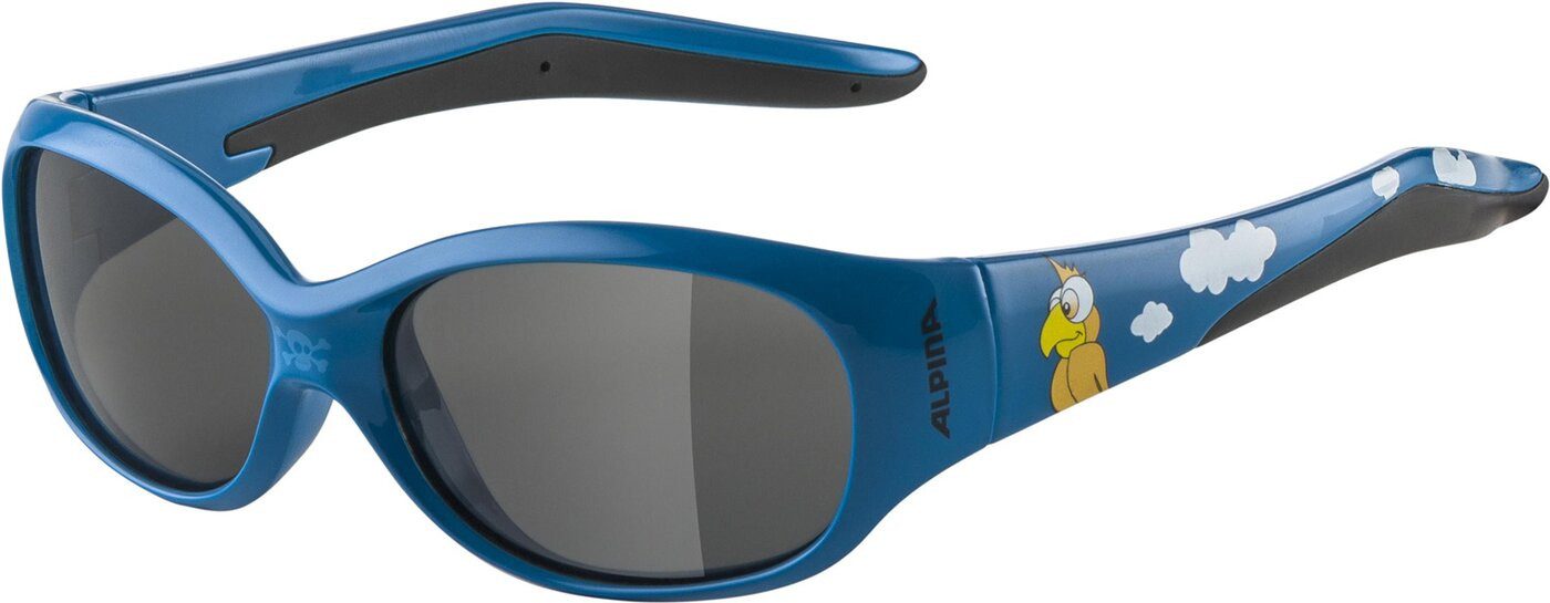 Alpina Sports Sonnenbrille FLEXXY KIDS BLUE PIRAT GLOSS