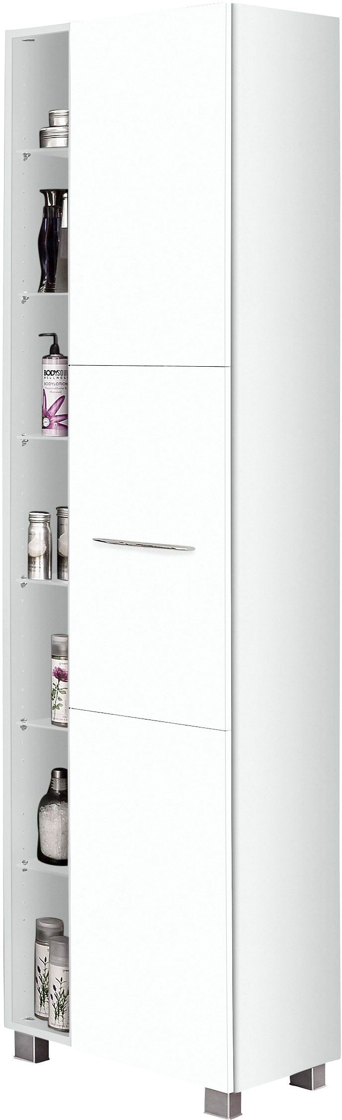 HELD MÖBEL Hochschrank Portofino, Maße: (B/T/H): 45/35/185 cm