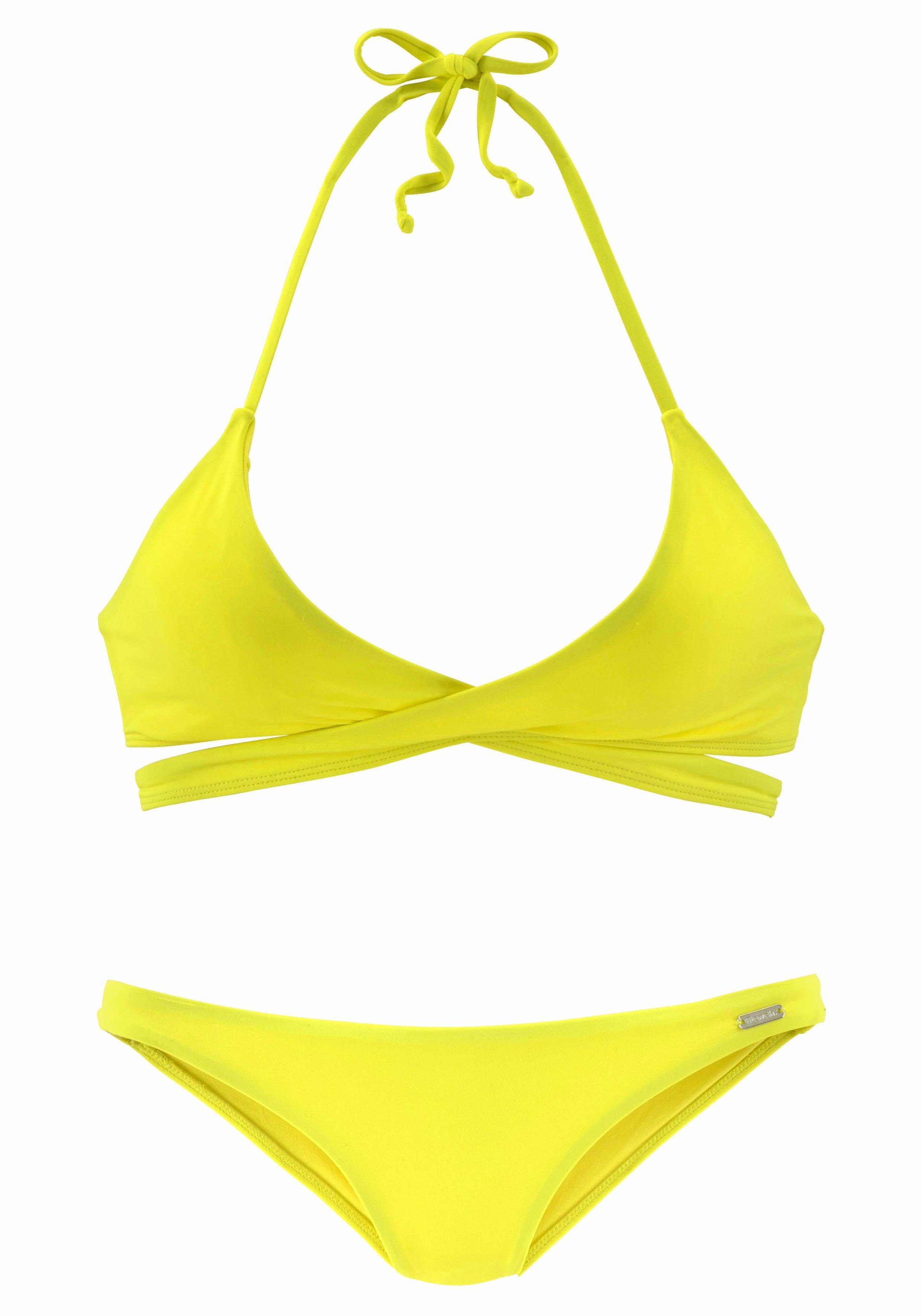 Bench. Triangel-Bikini in Wickeloptik günstig online kaufen