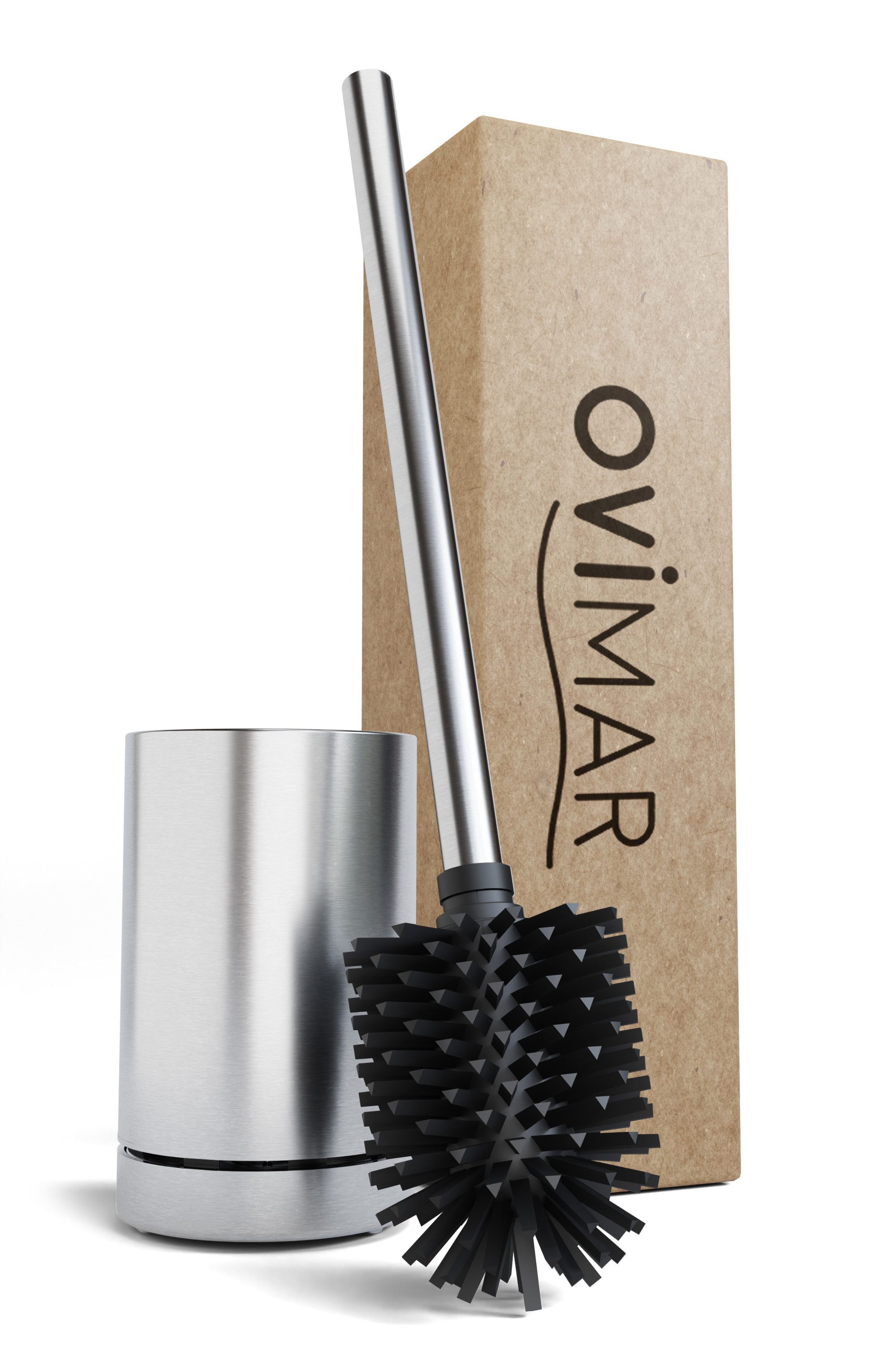 ovimar WC-Reinigungsbürste, (1-tlg), aus Edelstahl in Silber zur