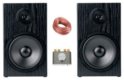 McGrey BSS-265 Micro-Stereo Anlage Lautsprechersystem (Bluetooth, 80 W, HiFi-Boxen mit Mini-Verstärker)