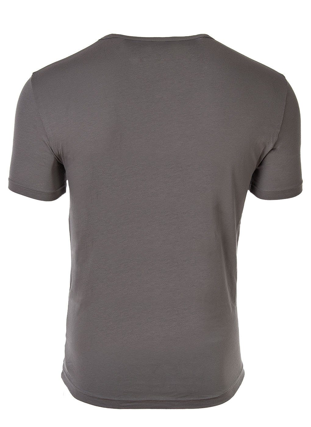 Rundhals Armani schwarz/grau T-Shirt Herren 2er T-Shirt - Crew Emporio Neck, Pack