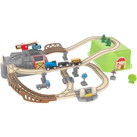 Hape Spielzeug-Eisenbahn Eisenbahn-Baukasten, (Set, 50-tlg)