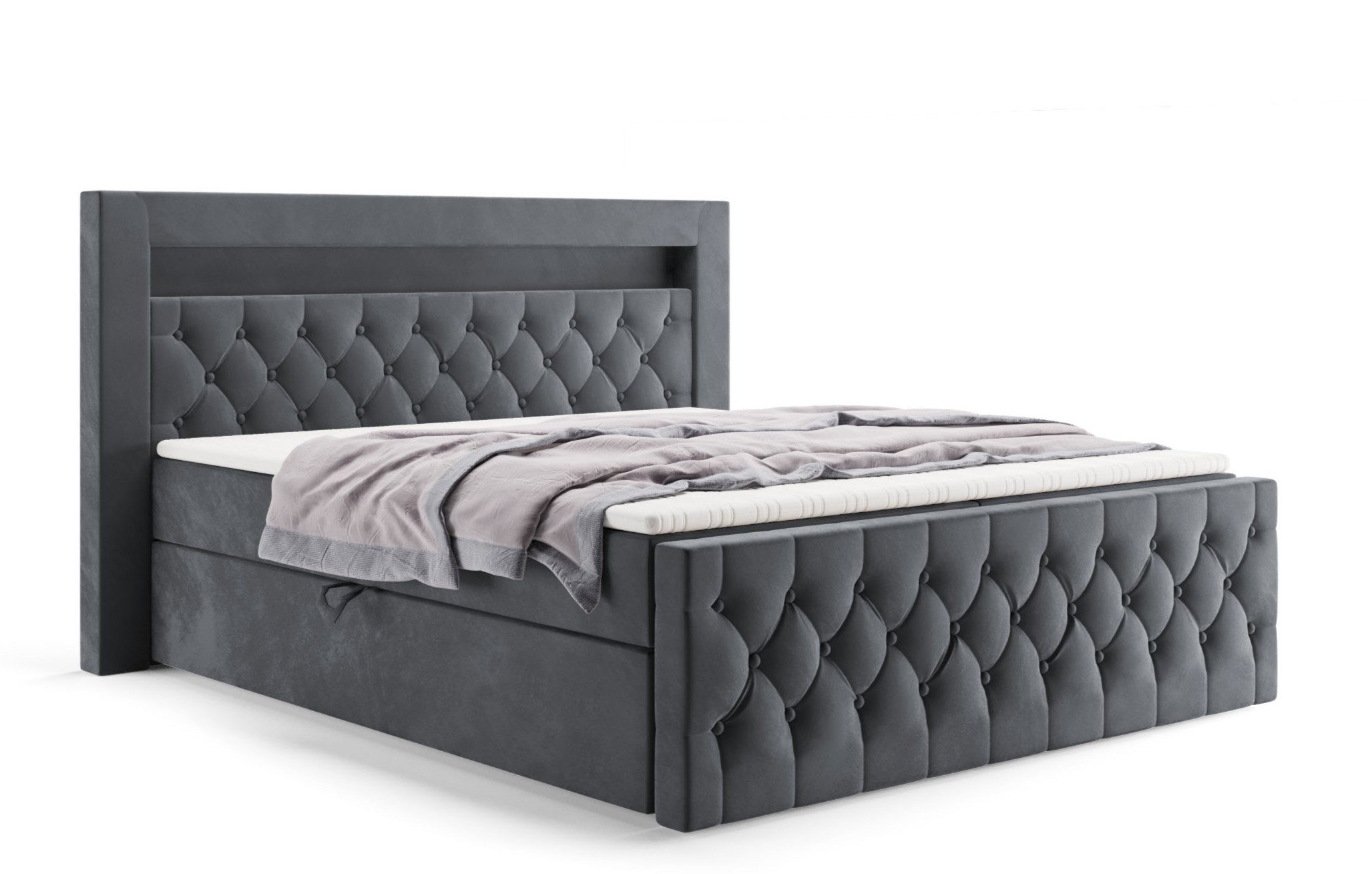 Labett Boxspringbett GOLD 9 mit LED, günstig online kaufen