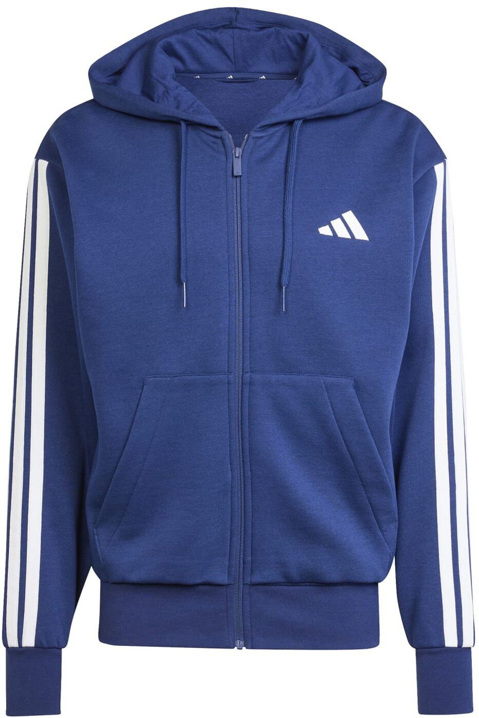 adidas Sportswear Kapuzensweatjacke M 3S FL FZ HD DKBLUE/WHITE günstig online kaufen
