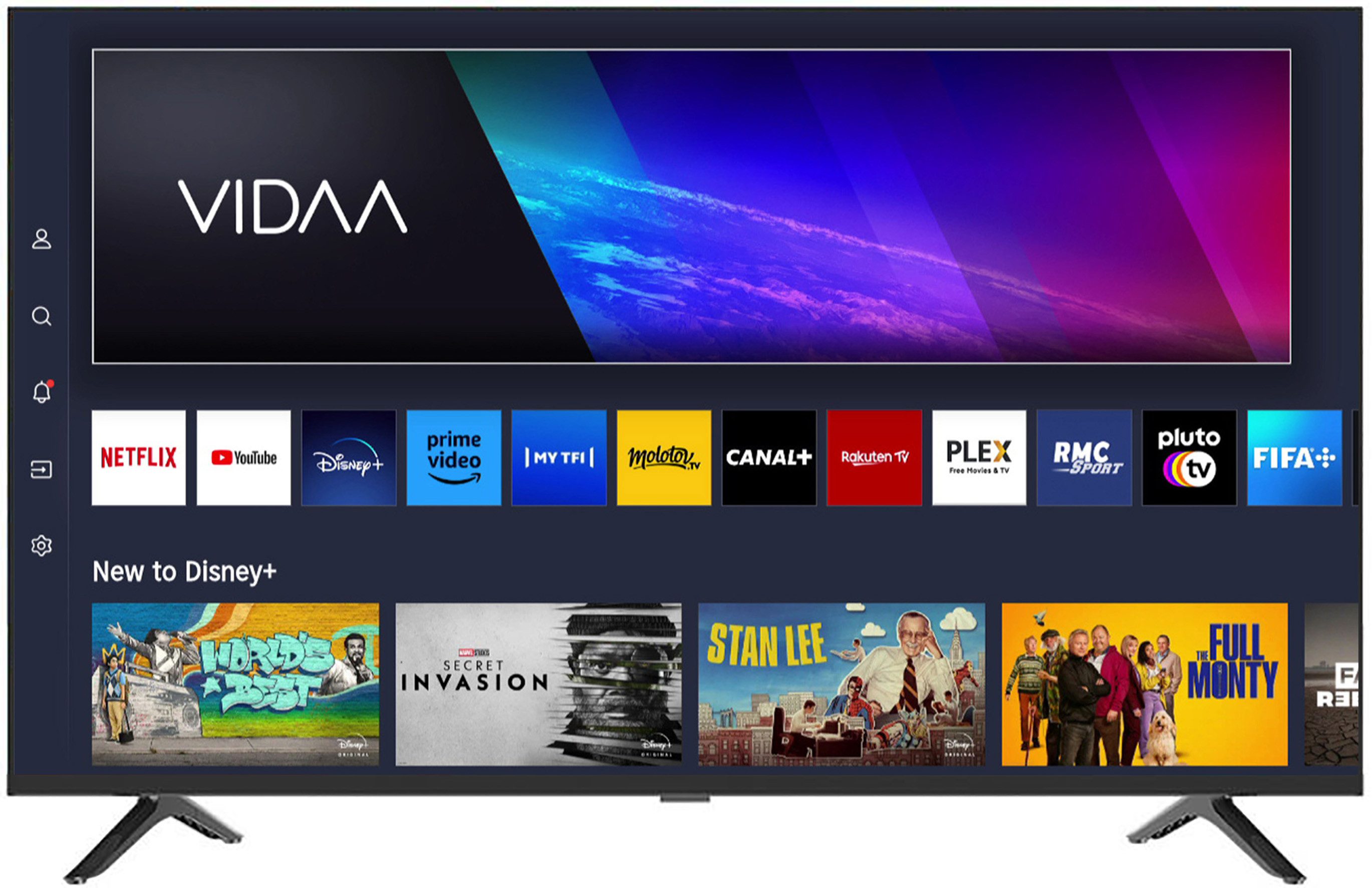 JTC-24 EU32HD-V01 LED-Fernseher (81 cm/32 Zoll, HD, Smart-TV, LAN/WLAN)