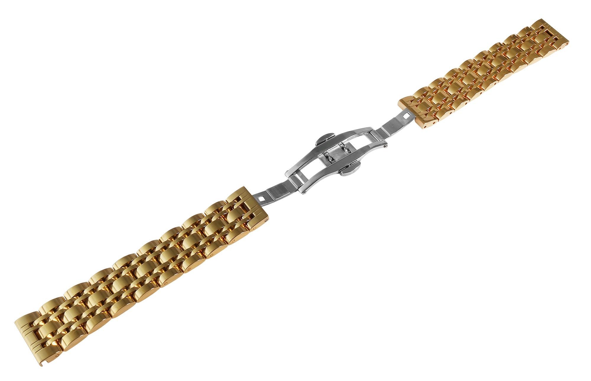 Engelhardt Uhrenarmband 8100096 Uhrenarmband aus Edelstahl mit Butterflysch günstig online kaufen