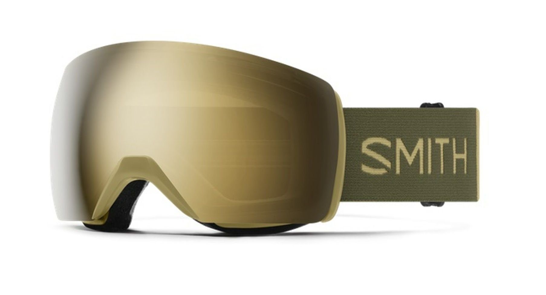 Schneebrille Skibrille Smith Skyline gold Smith XL,