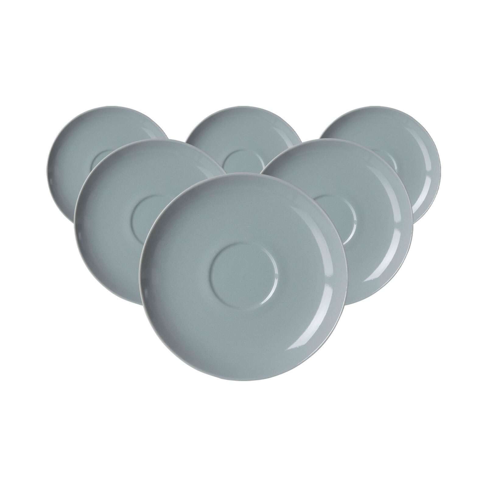 Ritzenhoff & Breker Untertasse Suomi Kaffeeuntertassen ø 15 cm 6er Set, (6 St)