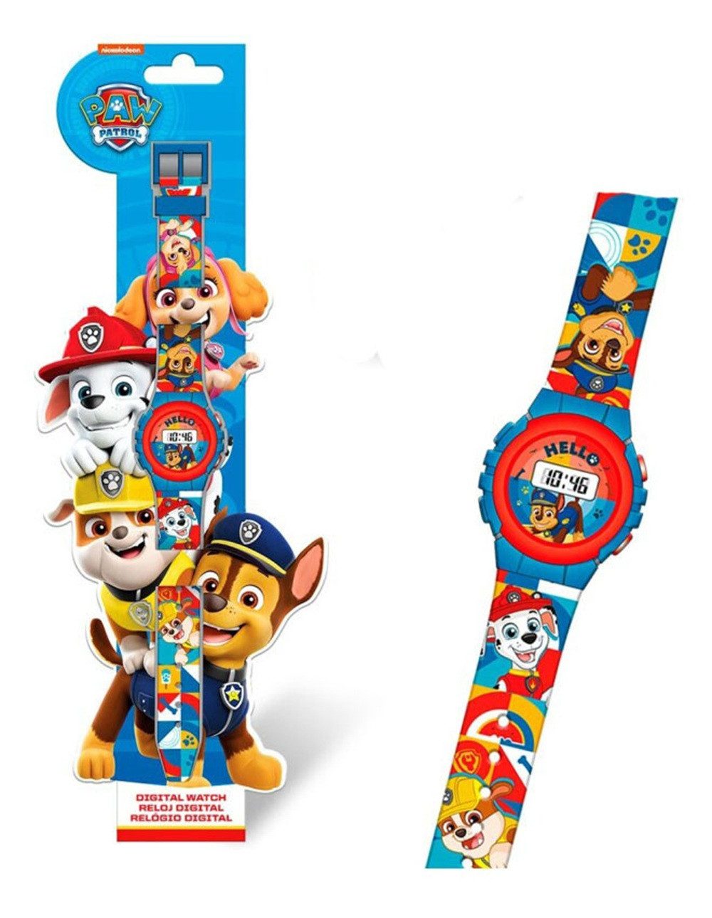 PAW PATROL Digitaluhr Paw Patrol digitale Uhr für Kinder, (1-tlg)