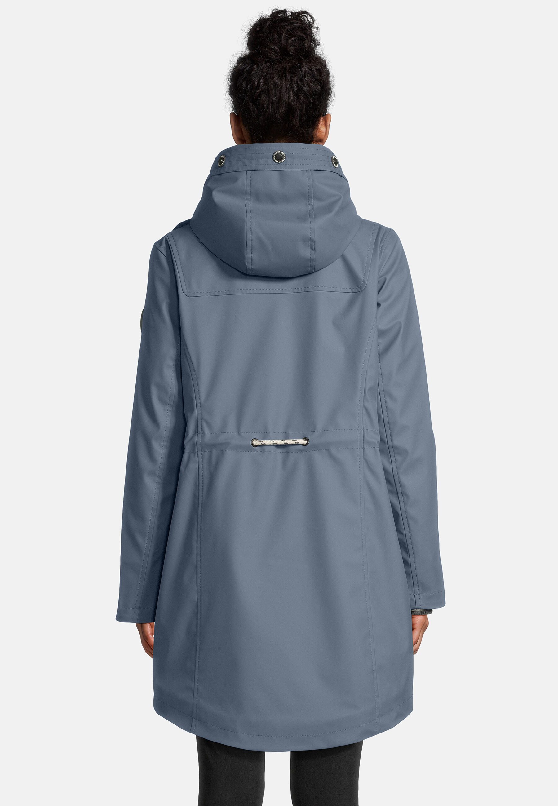 New View Regenjacke Lillie mit weitenregulierbarer Kapuze
