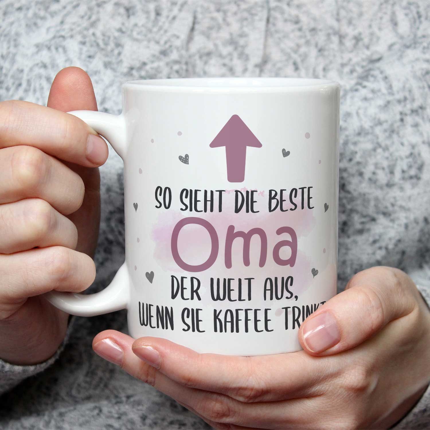 GRAVURZEILE Tasse Bedruckte aus, Weiß Tasse sieht mit Geschek für die Familie der/die So Spruch der - beste Welt Persönliches