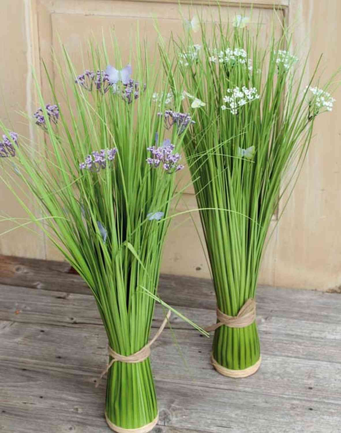 Kunstgras Kunst Schilf Finlay, Gypsophilia, Schmetterling, weiß, 70cm, artplants, Höhe 70.0 cm