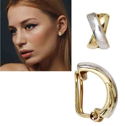 Erario D'Or Paar Ohrclips Clips 15mm 8Kt Gelbgold