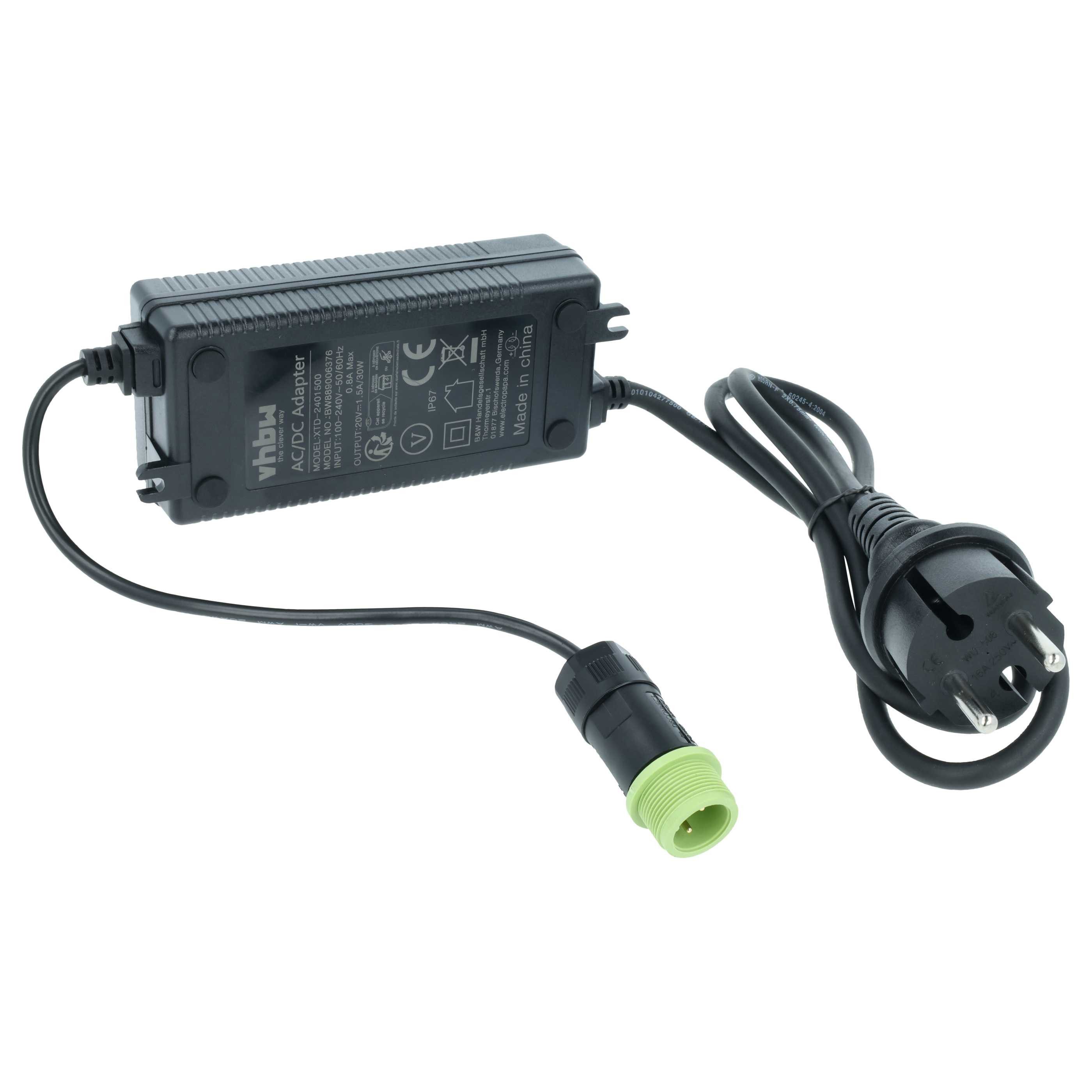 vhbw Netzteil passend für Worx Landroid WR167E, WR206, WR165E, WR148E, Netzteil – Bild 2 von 5
