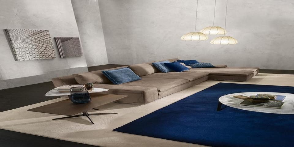 Xlmoebel Ecksofa Luxus-Ecksofa in Grau von PRIANERA mit italienischem Design, Hergestellt in Europa