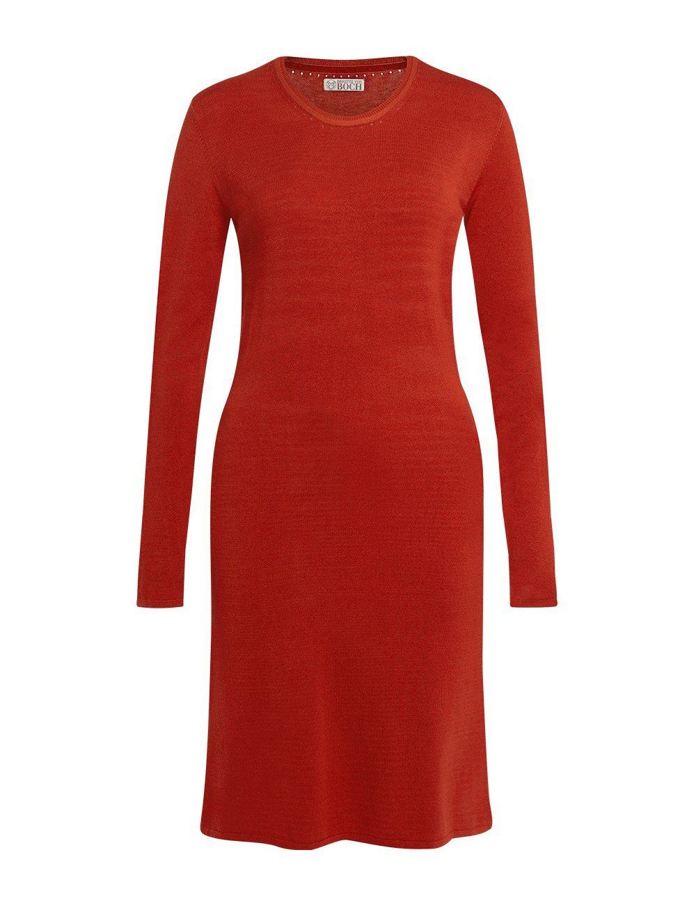 Brigitte von Boch Sommerkleid Aclare Strick-Kleid terrakotta