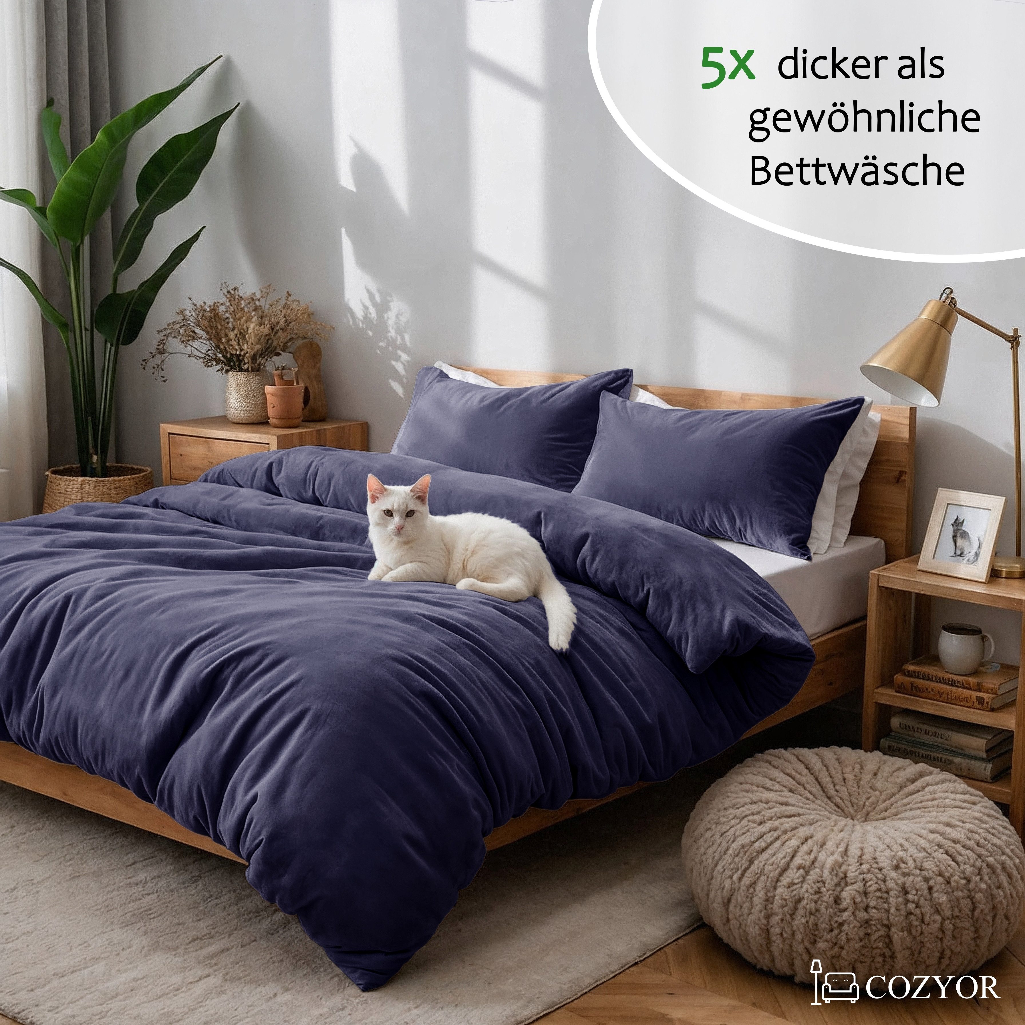 Cozyor Bettwäsche Kuschelbettwäsche flauschig warmer Teddy günstig online kaufen