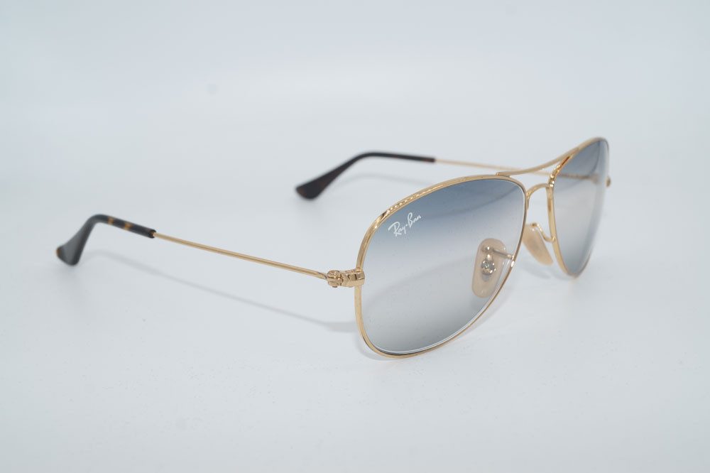 Ray-Ban Sonnenbrille RAY BAN Sonnenbrille Sunglasses RB 3362 001 GF Gr. 56 Cockpit Highstre
