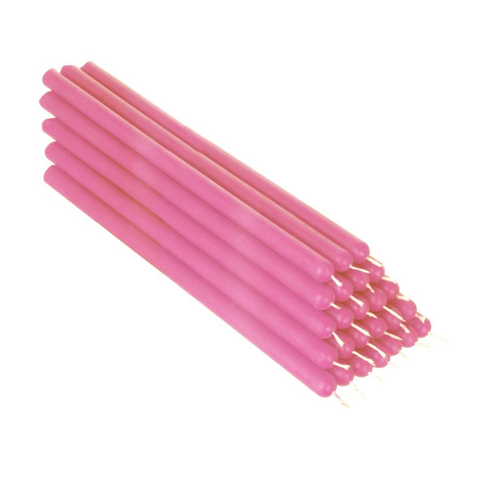 NKlaus Bienenwachskerze 25x Rose Bienenwachs 21cm günstig online kaufen