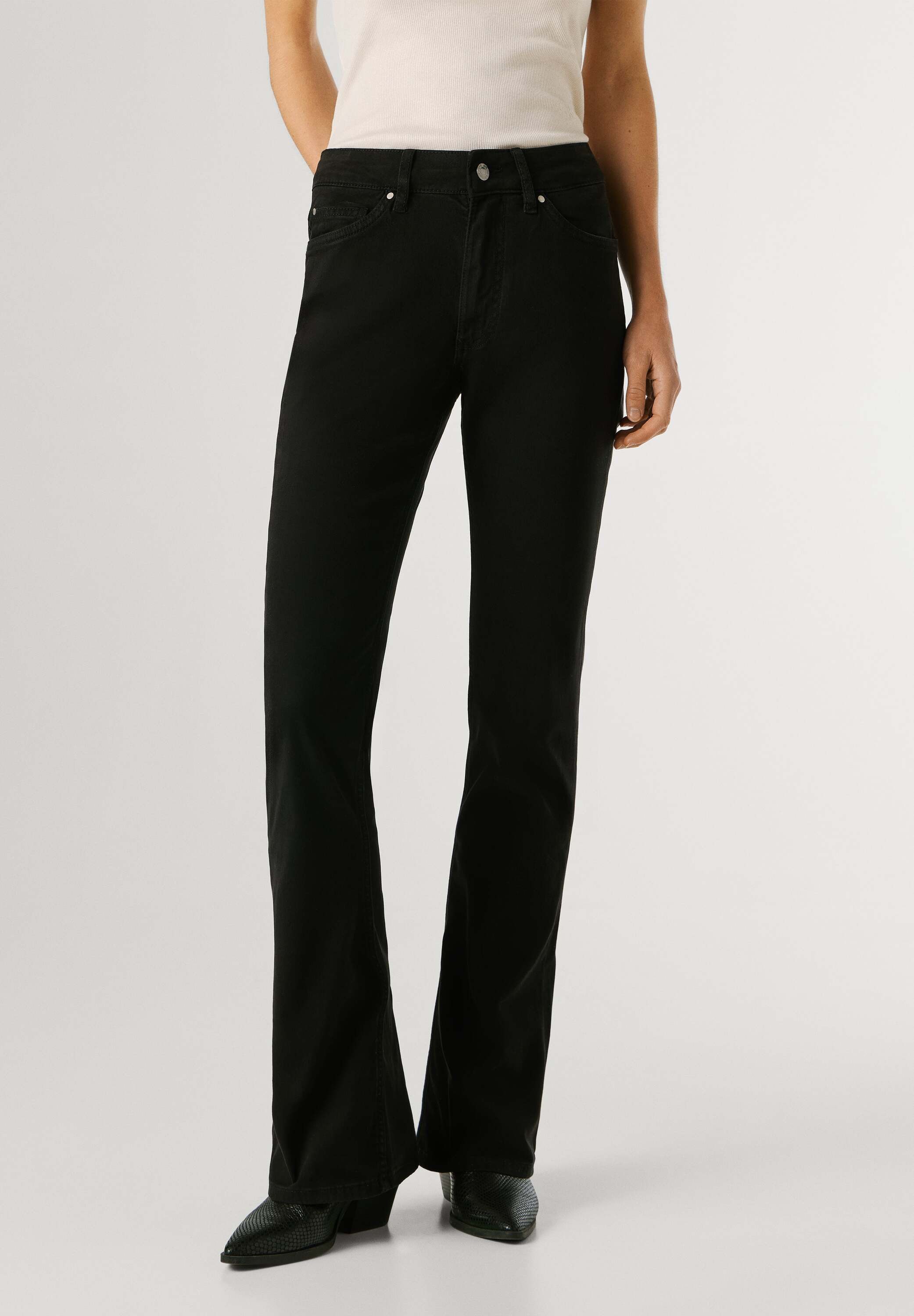 Pepe Jeans Chinohose chinos MID RISE FLARE NEW PIMLICO