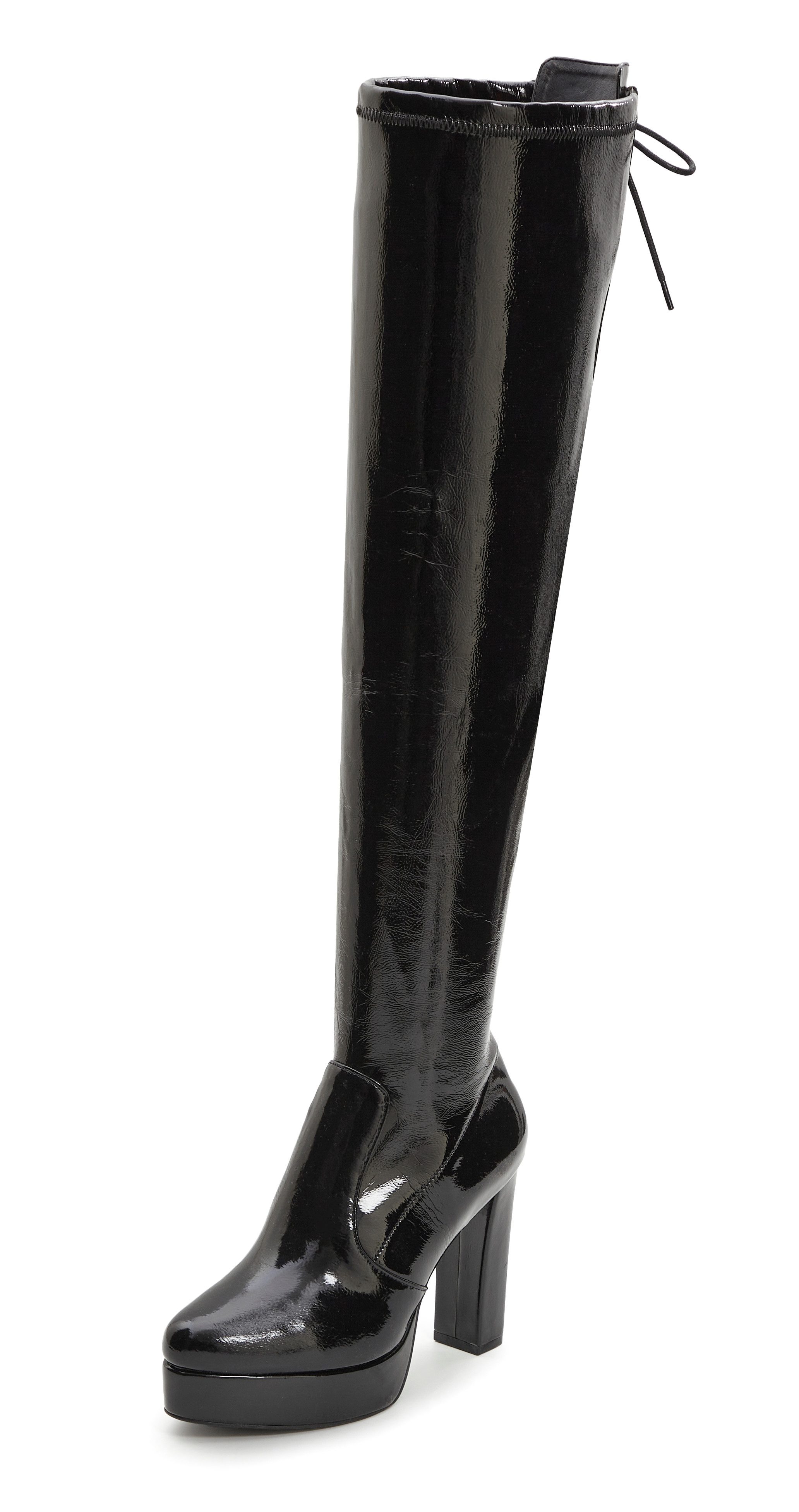 LASCANA Belle Affaire High-Heel-Stiefelette mit Plateau, Overkneestiefel in günstig online kaufen