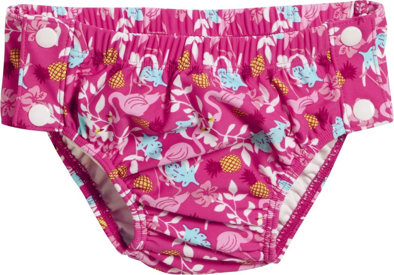 Playshoes Badehose UV-Schutz Windelhose Flamingo zum Knöpfen