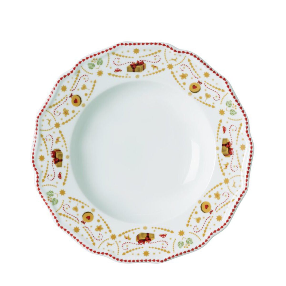 Hutschenreuther Suppenteller Christmas Love Weihnachtsgeschirr, 23 cm