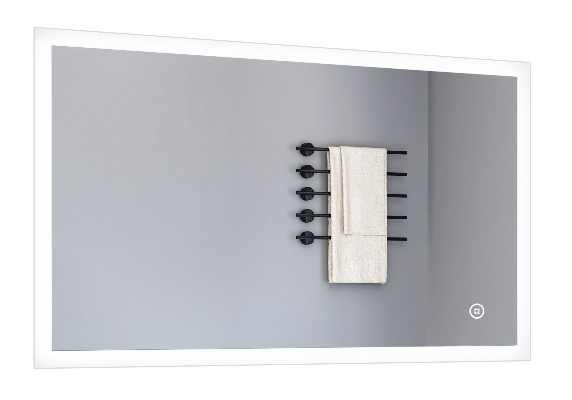 WDWRITTI Badspiegel Badspiegel mit Beleuchtung LED günstig online kaufen