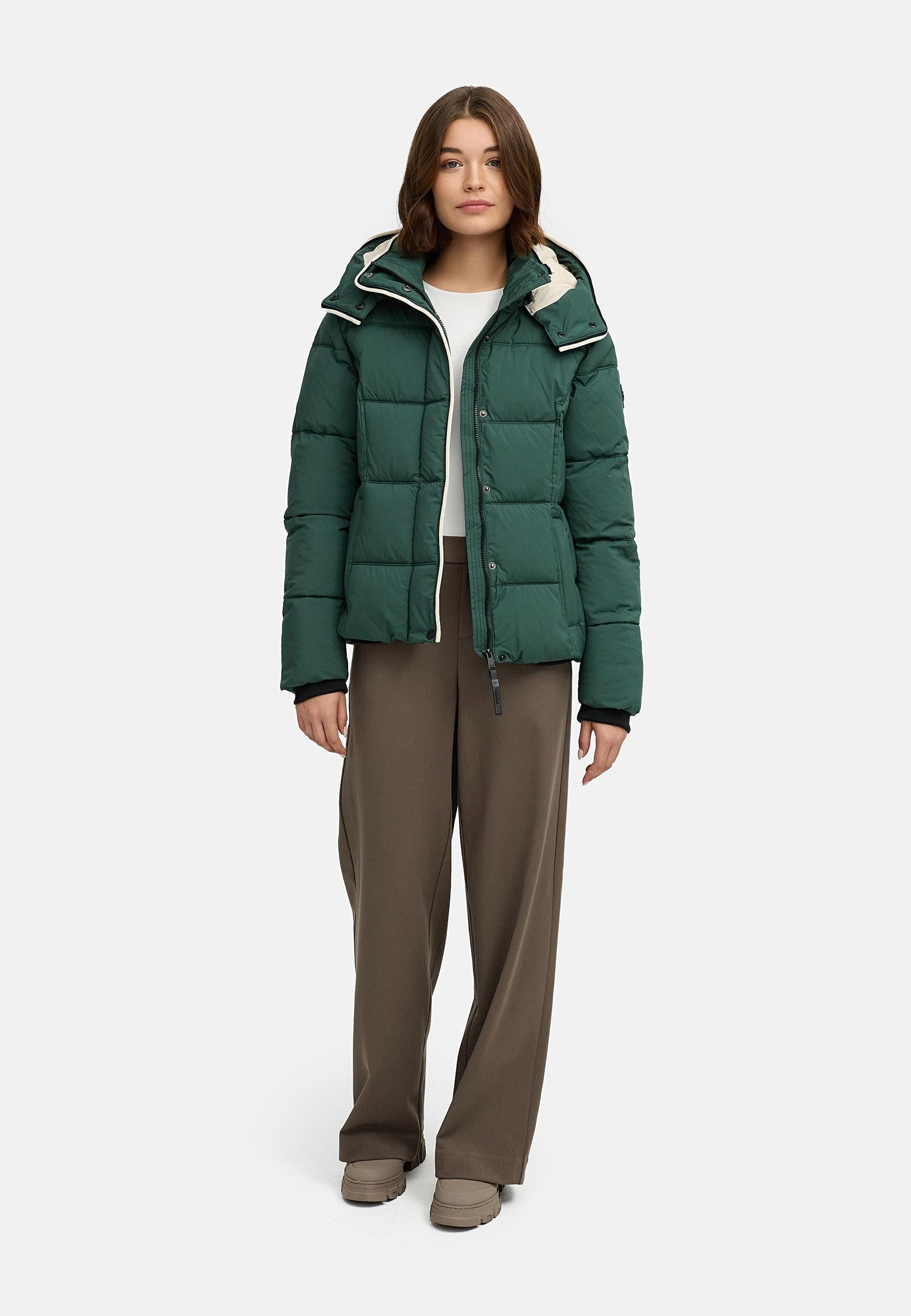 Ragwear Winterjacke Gleama YOUMODO Wasserdichte Damen Steppjacke mit abnehmbarer Kapuze