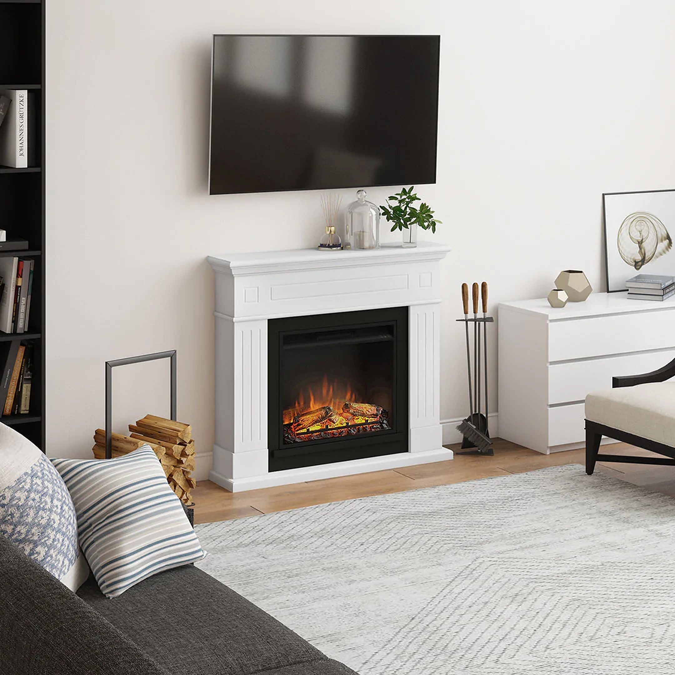 TAGU Elektrokamin TAGU Larsen weiß Elektrokamin günstig online kaufen