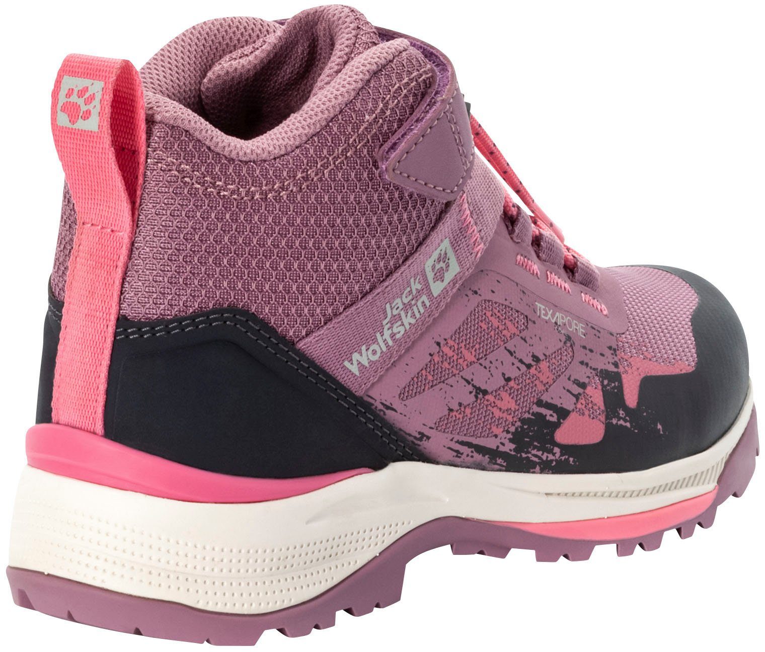 Jack Wolfskin VILI HIKER mauve Wanderschuh MID TEXAPORE K wasserdicht