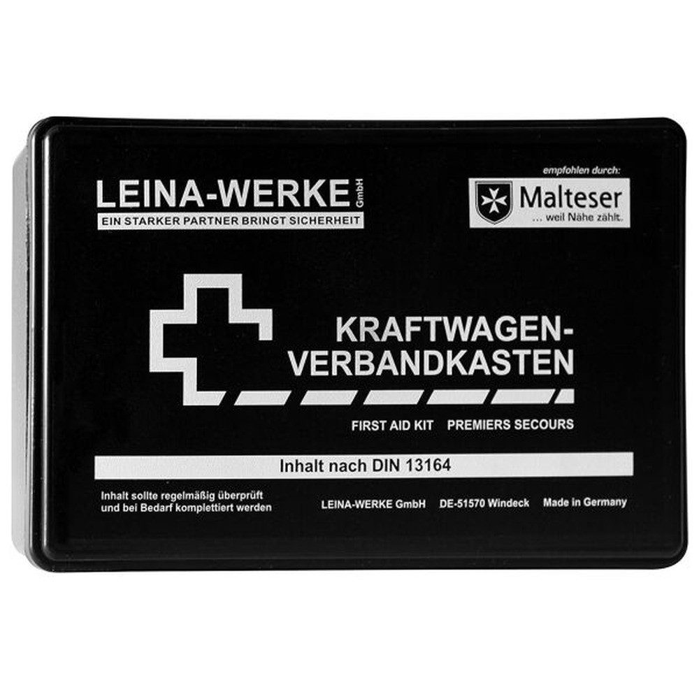 Leina-Werke KFZ-Verbandkasten LEINA-WERKE Verbandskasten KFZ Standard DIN 13164 schwarz