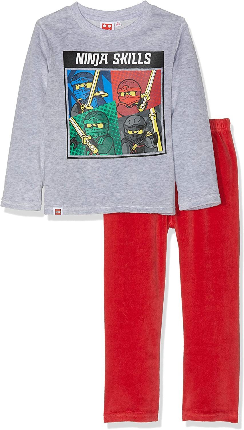LEGO® Pyjama LEGO Ninjago Schlafanzug Pyjama langarm (samtig, warm)