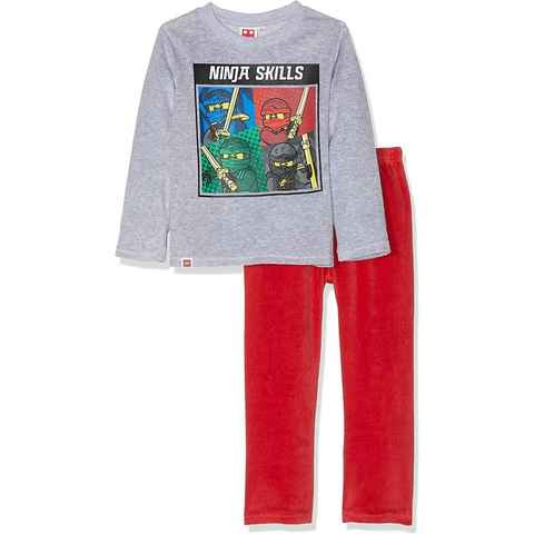 LEGO® Pyjama LEGO Ninjago Schlafanzug Pyjama langarm (samtig, warm)