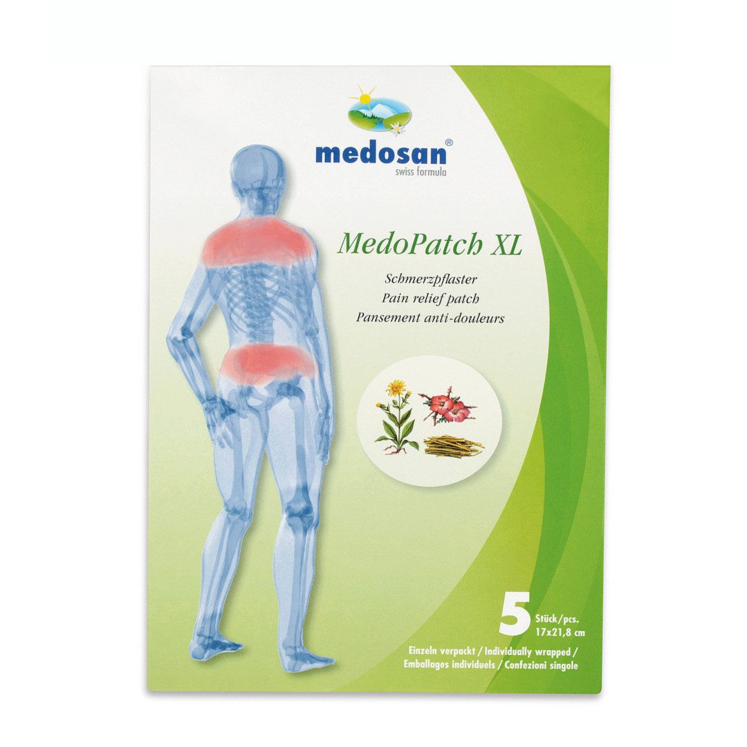 Medosan Wärmepflaster Medopatch XL 5er-Sparset, individuell zuschneidbar