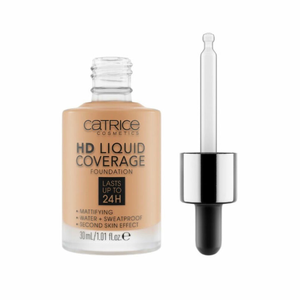 Catrice Foundation Hd Liquid Coverage Foundation Lasts Up Tp 24h 046 Camel Beige