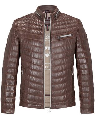 Milestone Lederjacke Leder-Steppjacke Damiano